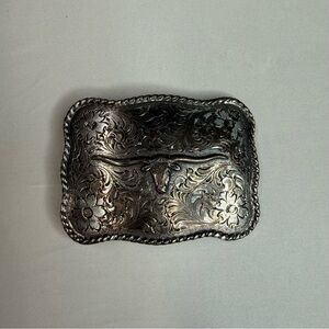 Nacona western longhorn belt buckle